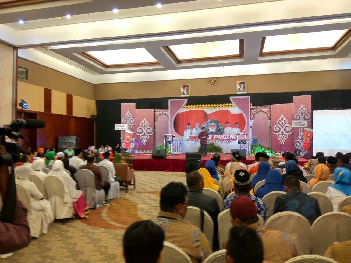 Debat Cawalkot Banda Aceh dimulai
