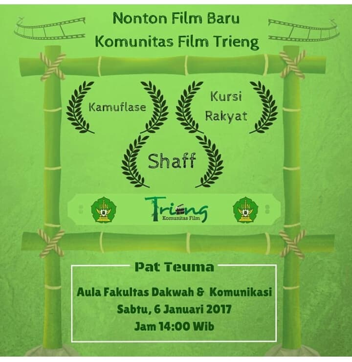 Siang ini tiga film diputar perdana di UIN Ar-Raniry