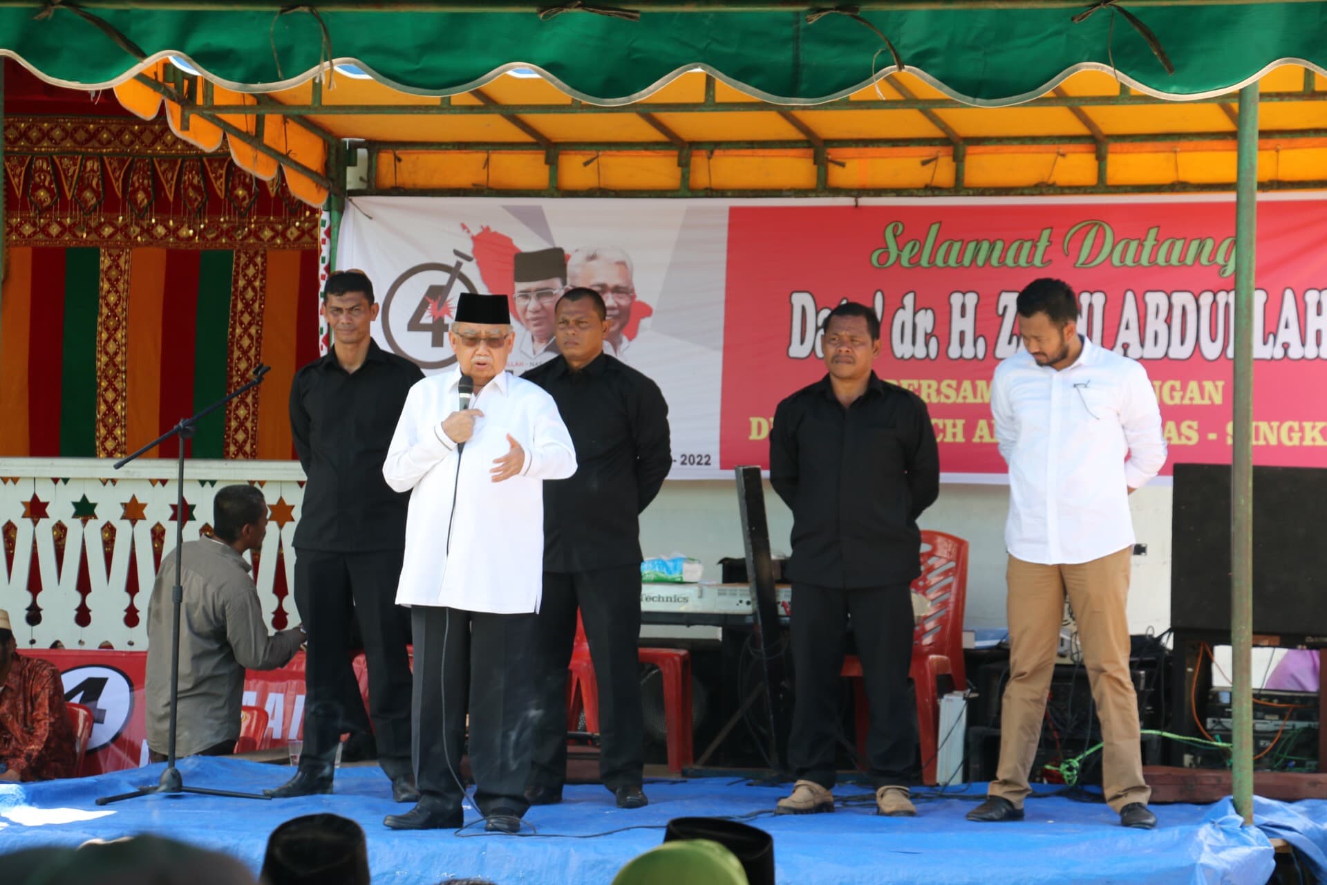 Foto: Zaini Abdullah kampanye dialogis di Aceh Singkil