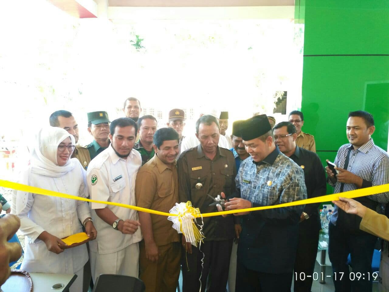 Puskesmas di Matang Kuli diresmikan, Plt Bupati: Beri pelayanan terbaik