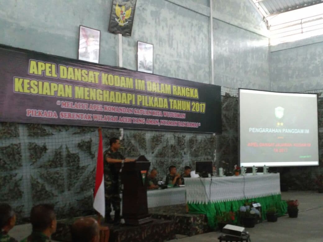 Pangdam IM: Waspadai hari pencoblosan dan penghitungan suara