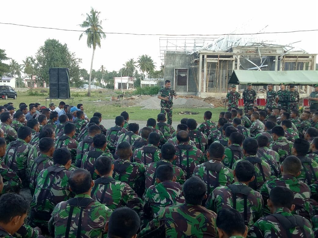 Kasdam IM buka apel rekontruksi bangunan di Pijay