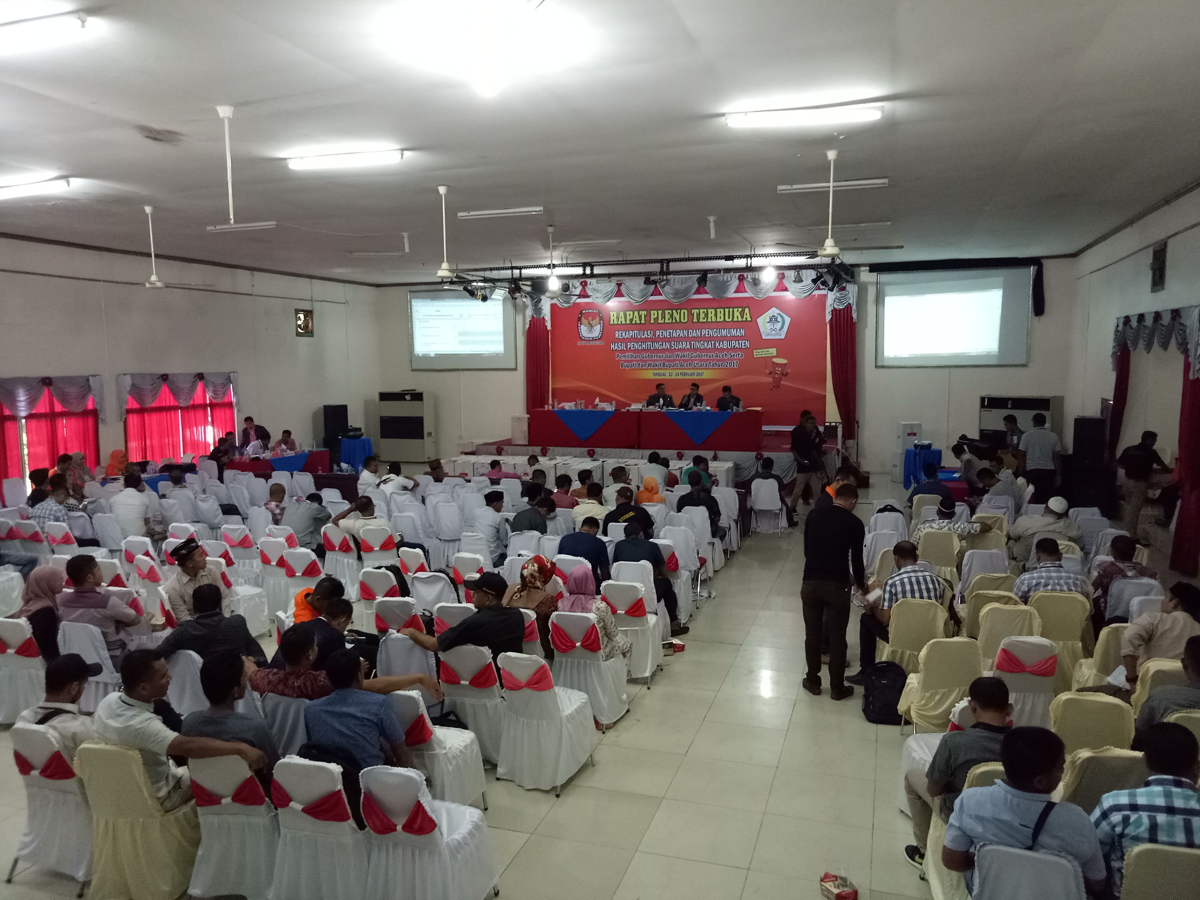 Hasil pleno KIP Aceh Utara, Cek Mad-Sidom Peng unggul