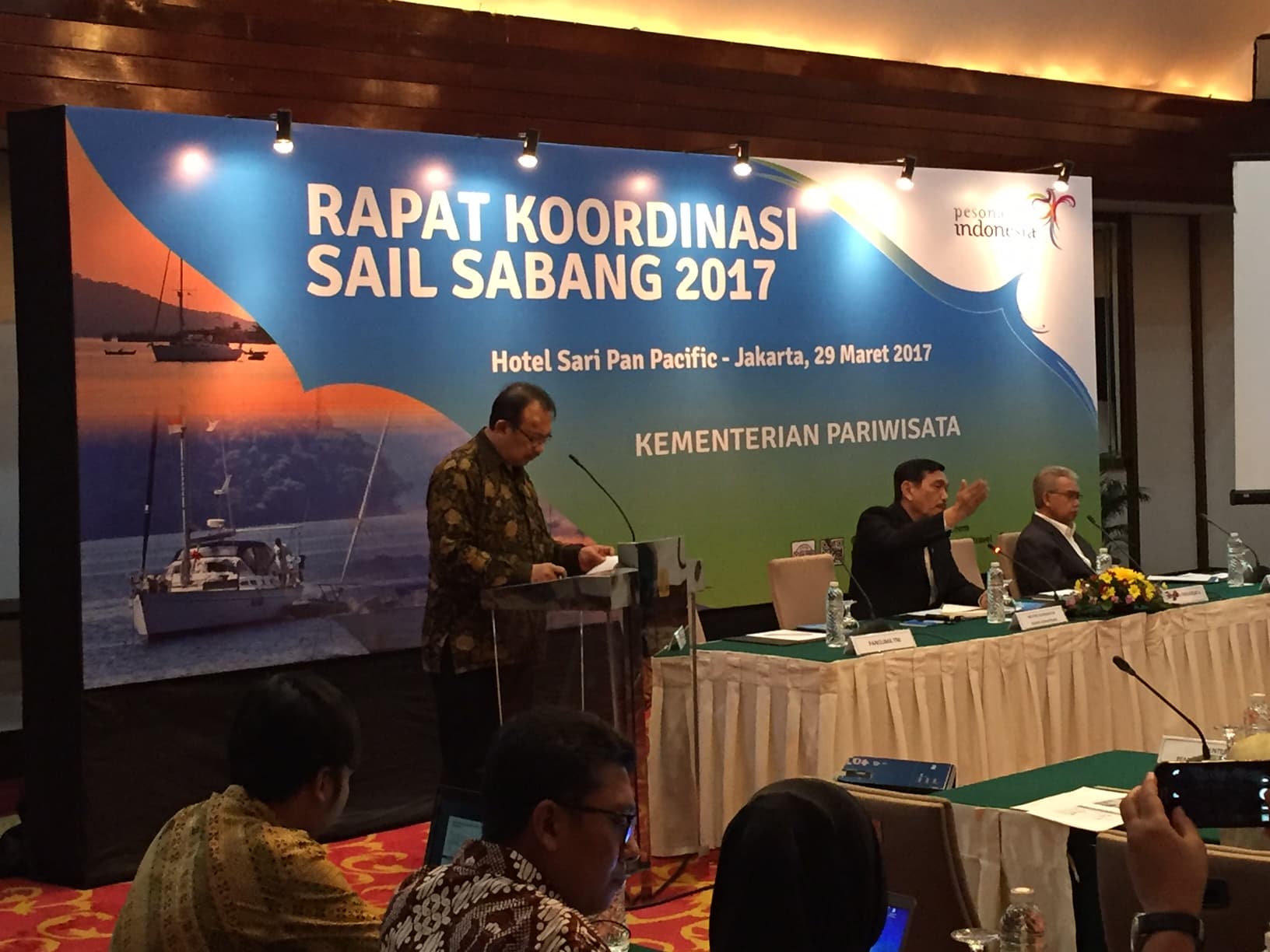 Foto: Gubernur Aceh hadiri rakor Sail Sabang bersama Menteri