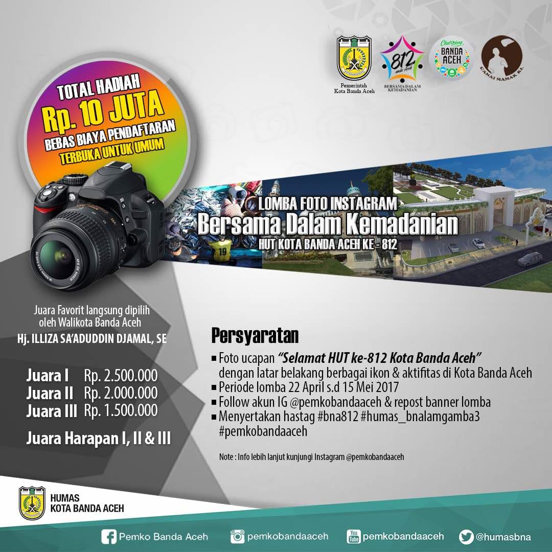 Yuk ikutan lomba foto instagram Banda Aceh 812
