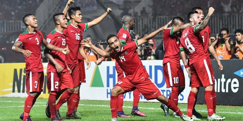Indonesia naik dua peringkat di tabel FIFA