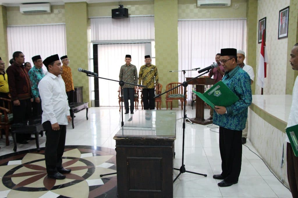 Kakanwil lantik Thaflida, sebagai kasubbag perencanaan dan keuangan