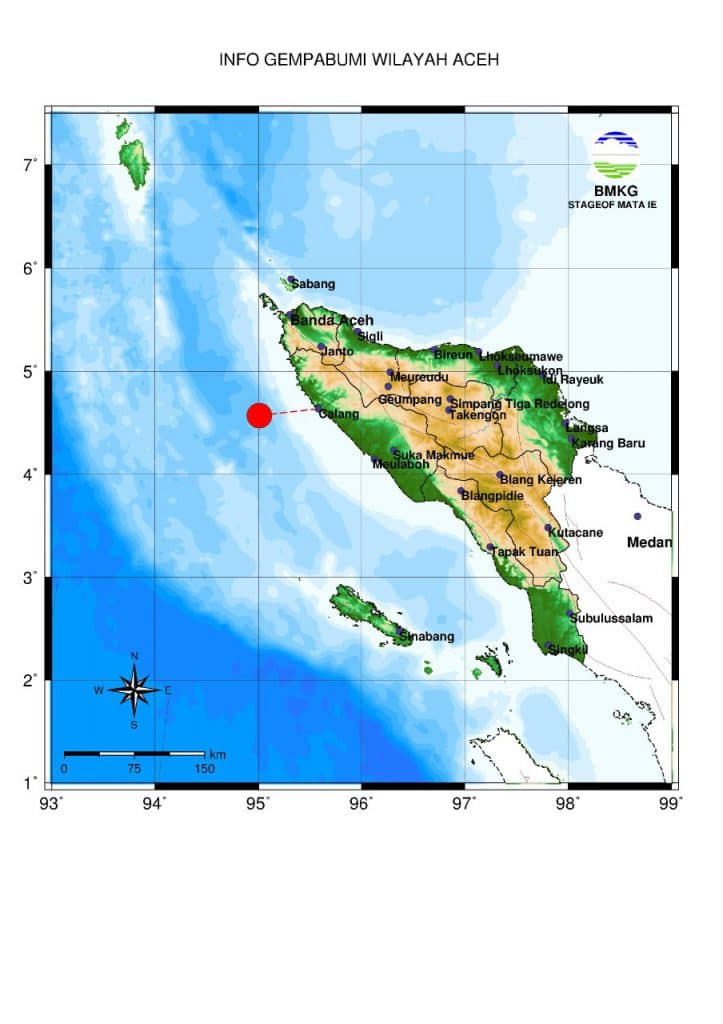 Usai tarawih, Aceh Jaya digoyang gempa 4,8 SR