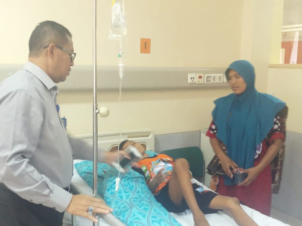 Seorang bocah asal Pidie alami nyeri persendian usai di vaksin MR