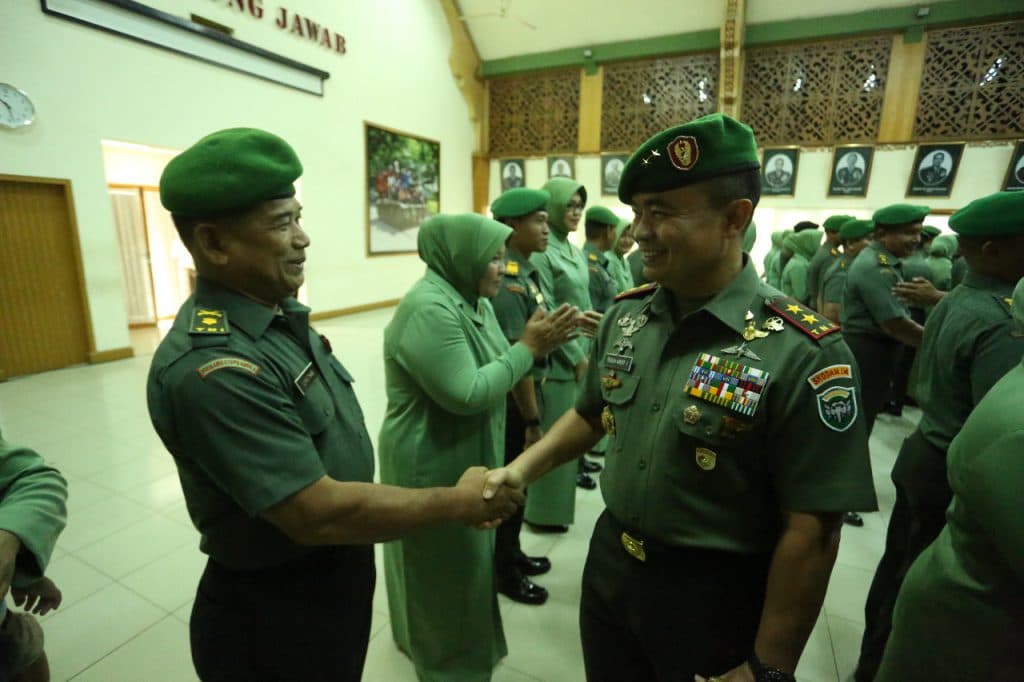 89 perwira naik pangkat di lingkungan Kodam Iskandar Muda