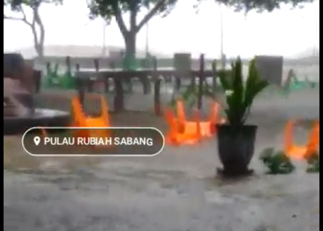 Video gelombang besar dan badai di Sabang, ternyata hoax