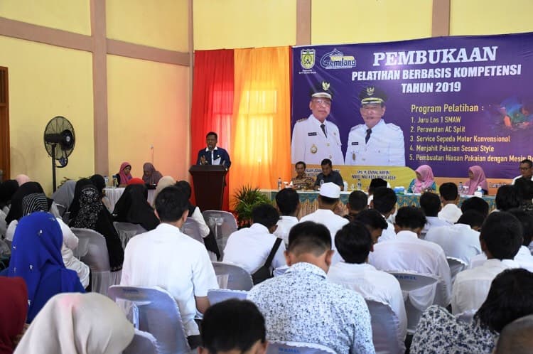 Buka Pelatihan Keterampilan, Aminullah Komit Tekan Angka Pengangguran