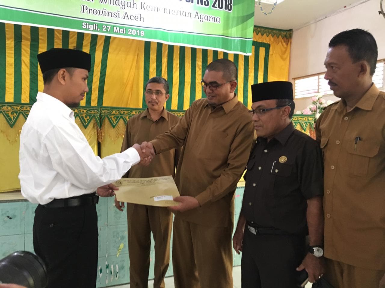 CPNS yang Lulus Kemenag Aceh Tetap Dapat Gaji 13