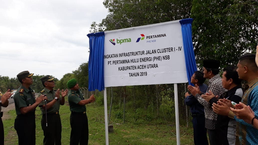 PHE NSB Resmikan Jalan Cluster Sepanjang 10 Kilometer 