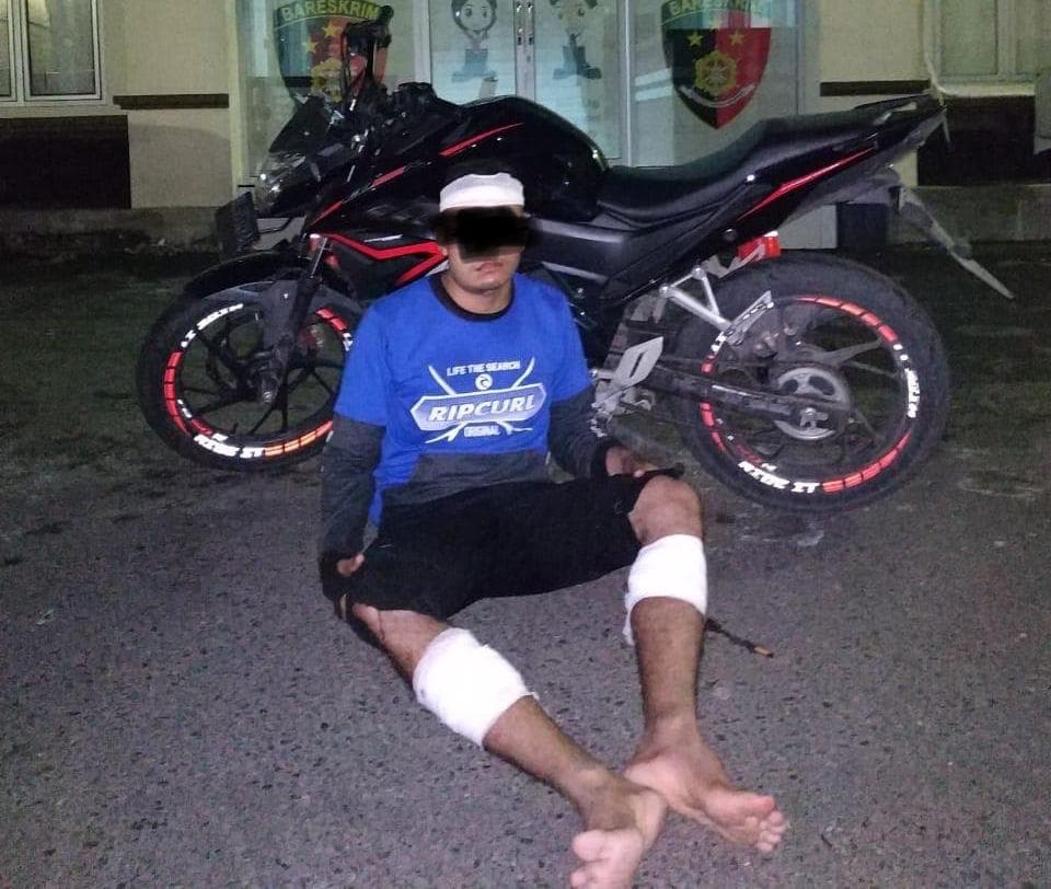 Polisi Tembak Spesialis Jambret di Aceh Utara