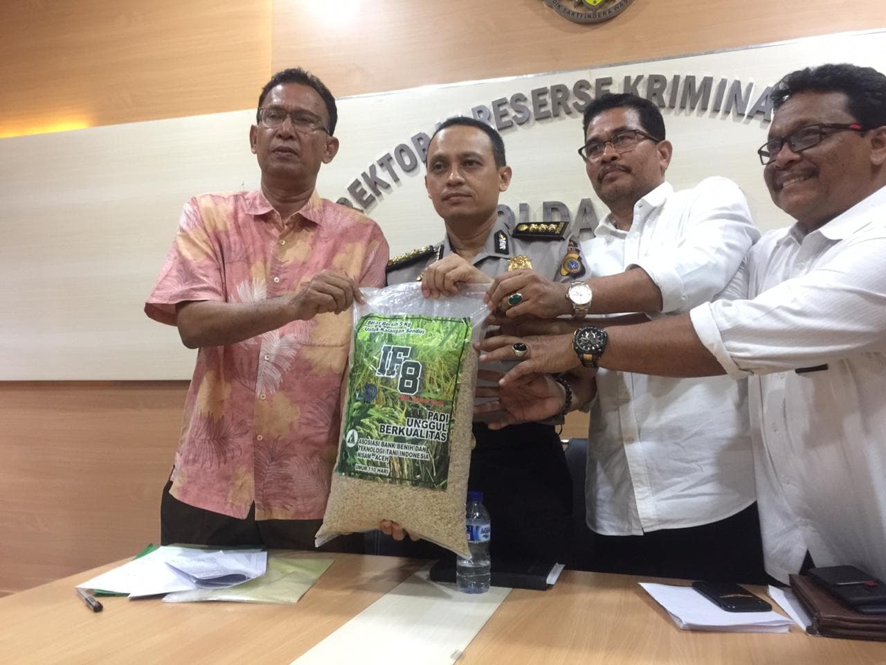 Perdagangkan Benih IF8, Tgk Munirwan Terancam Lima Tahun Penjara