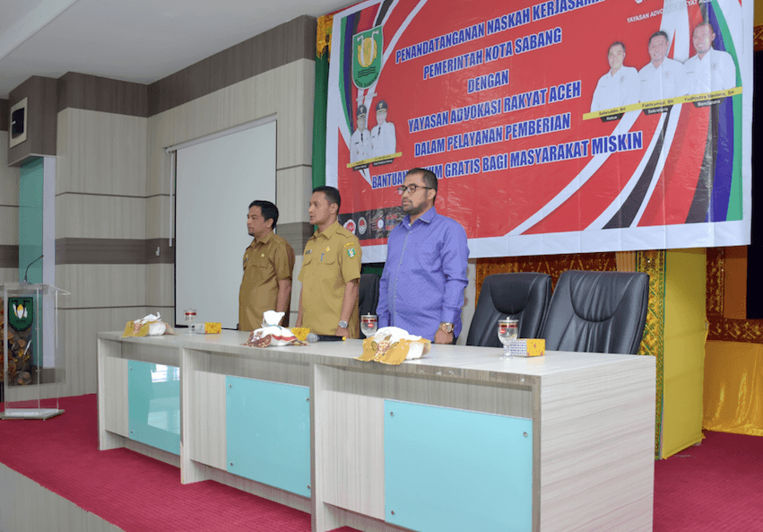 Yara dan Pemko Sabang Kerjasama Bantu Hukum Bagi Masyarakat Miskin