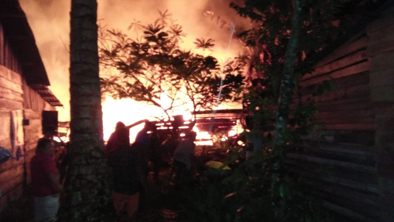 Empat Rumah Hangus Terbakar di Aceh Tenggara 
