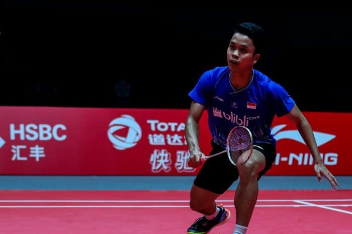 Anthony Melaju ke Final Usai Taklukkan Chen Long