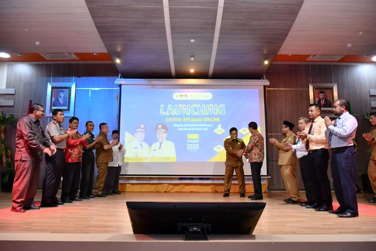 Genjot PAD, Aminullah Launching Aplikasi Online Tapping Box