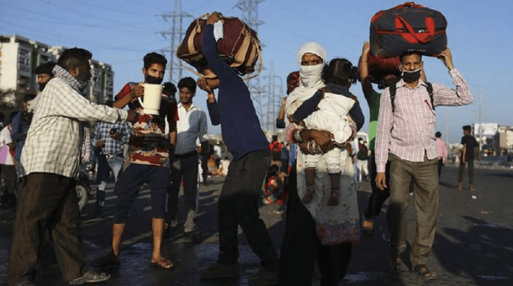 Warga India Protes Kesulitan Makanan Saat Lockdown Corona