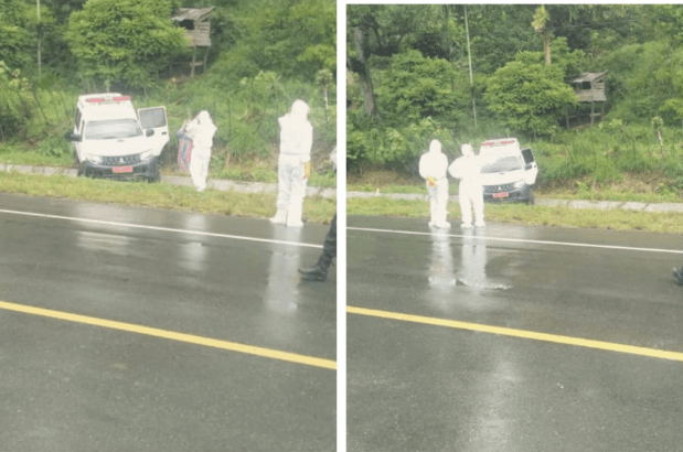 Pecah Ban, Ambulans Bawa Pasien Positif Corona Kecelakaan di Aceh Jaya