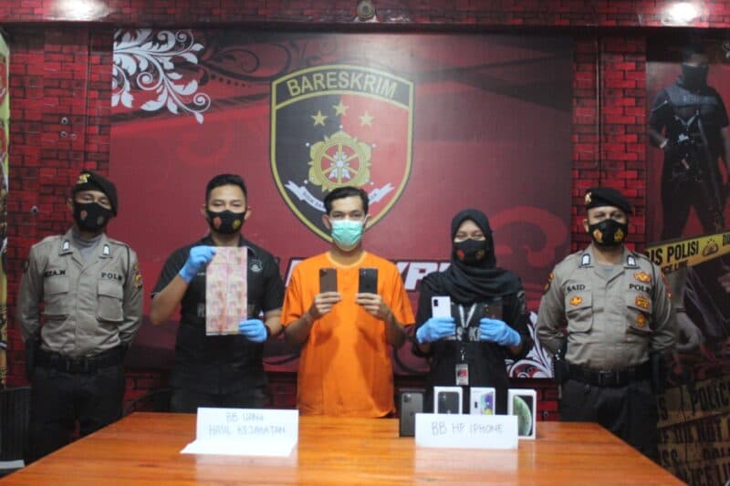 Palsukan Bukti Transfer Untuk Beli iPhone, Pria Asal Meulaboh Ini Diciduk Polisi