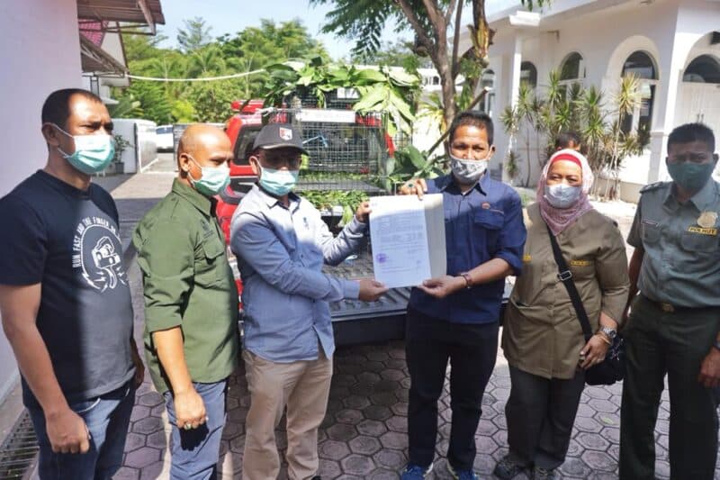 BKSDA Sita Hewan Langka di Rumah Dinas Gubernur Aceh