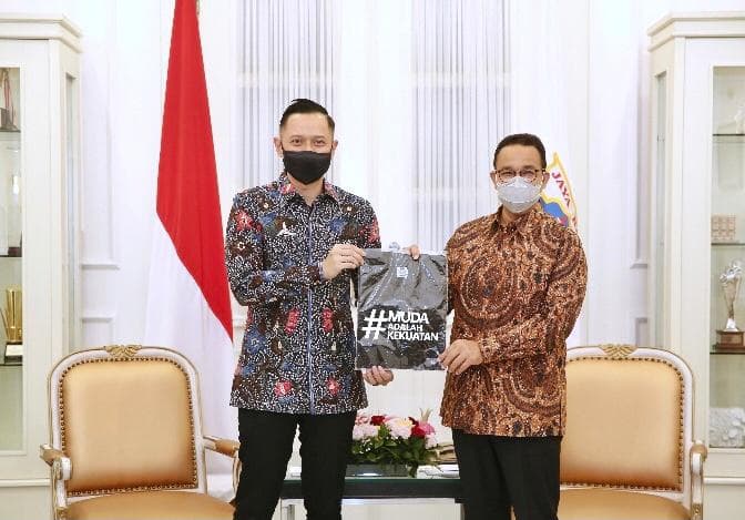 AHY Apresiasi Kinerja Gubernur DKI Jakarta Anies Baswedan Hadapi Pandemi Covid-19