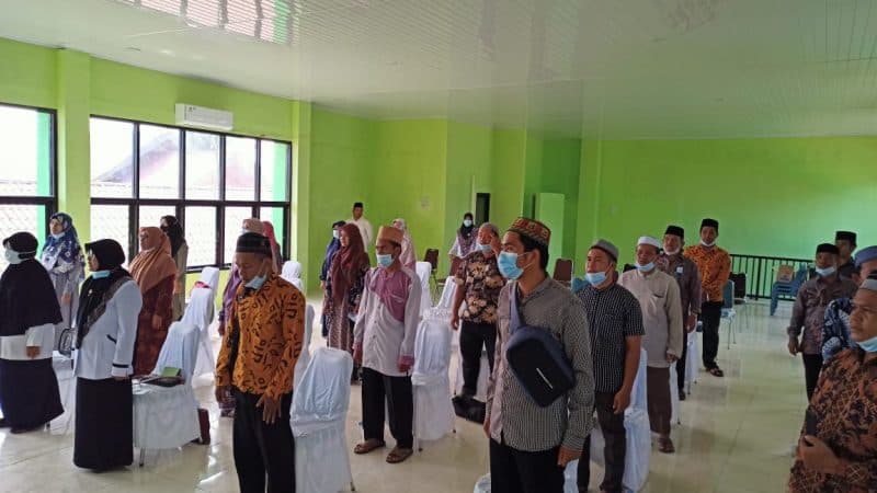 Pembekalan Penyuluh oleh Kemenag Aceh Singkil Terapkan Protkes Ketat