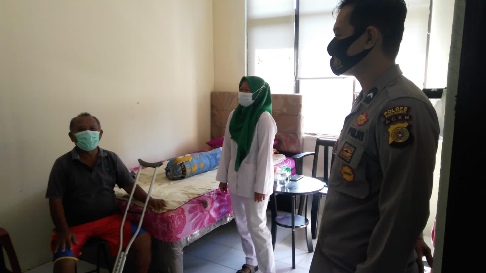 Pesan Pasien Covid-19 Aceh Singkil di Tempat Isoter