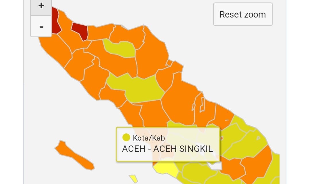 Aceh Singkil Zona Kuning Covid-19, Masyarakat Diimbau Jangan Abai Prokes