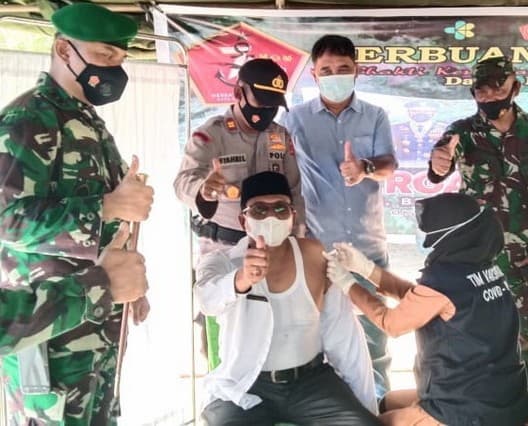 Sambut HUT TNI ke-76, Kodim Aceh Singkil Gelar Serbuan Vaksinasi