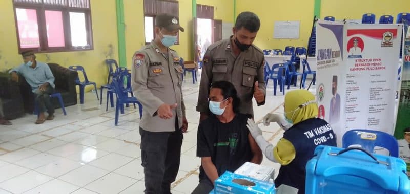 Antusiasme Desa di Aceh Singkil Kebut Capaian Vaksinasi