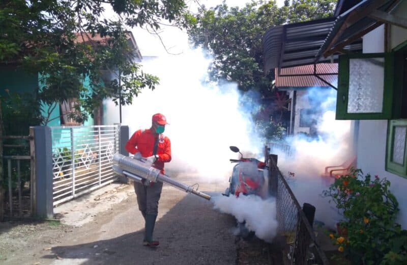 Dinkes Abdya Foging di Gampong Rumah Panjang Susoh