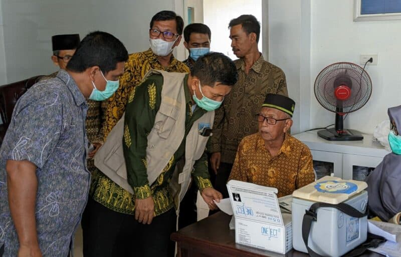 Plt Sekda Abdya Tinjau Vaksinasi ke Sejumlah Kecamatan