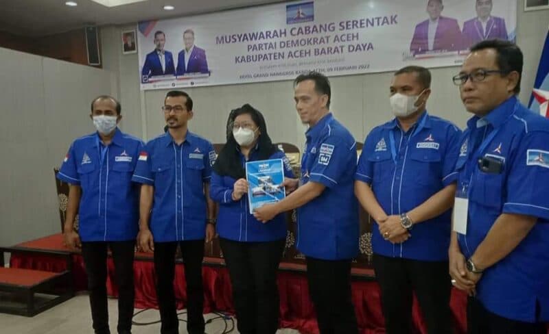 Sah, Romi Syah Putra Kembali Jadi Ketua Demokrat Abdya