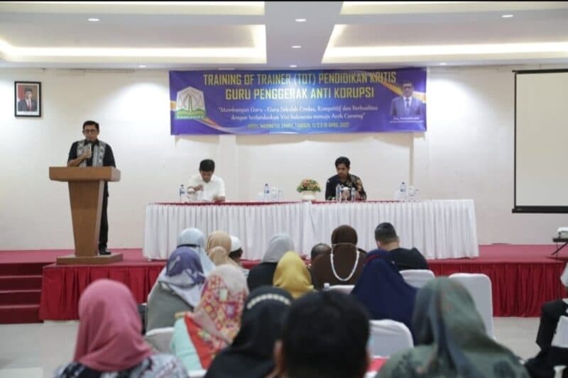 Guru Peserta Pendidikan Antikorupsi Apresiasi Disdik Aceh