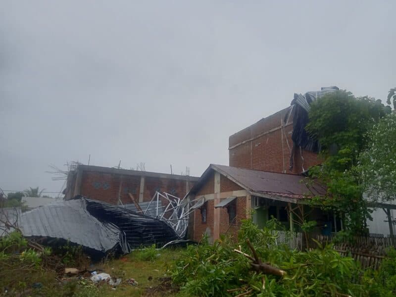 Angin Kencang, Tiga Atap Rumah di Tibang Banda Aceh Rusak Berat
