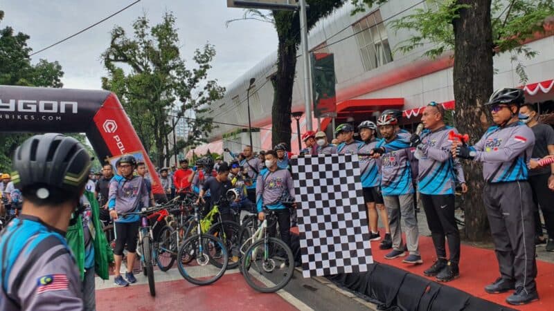 Konsulat Malaysia di Medan Gelar Gowes Untuk Peringati 65 Tahun Hubungan Diplomatik dengan Indonesia
