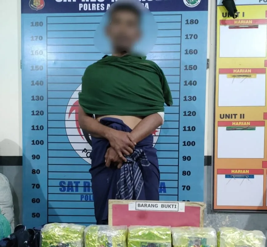 Selundupkan 12 Kilo Sabu Lewat Laut, Dua Warga Aceh Utara Ditangkap