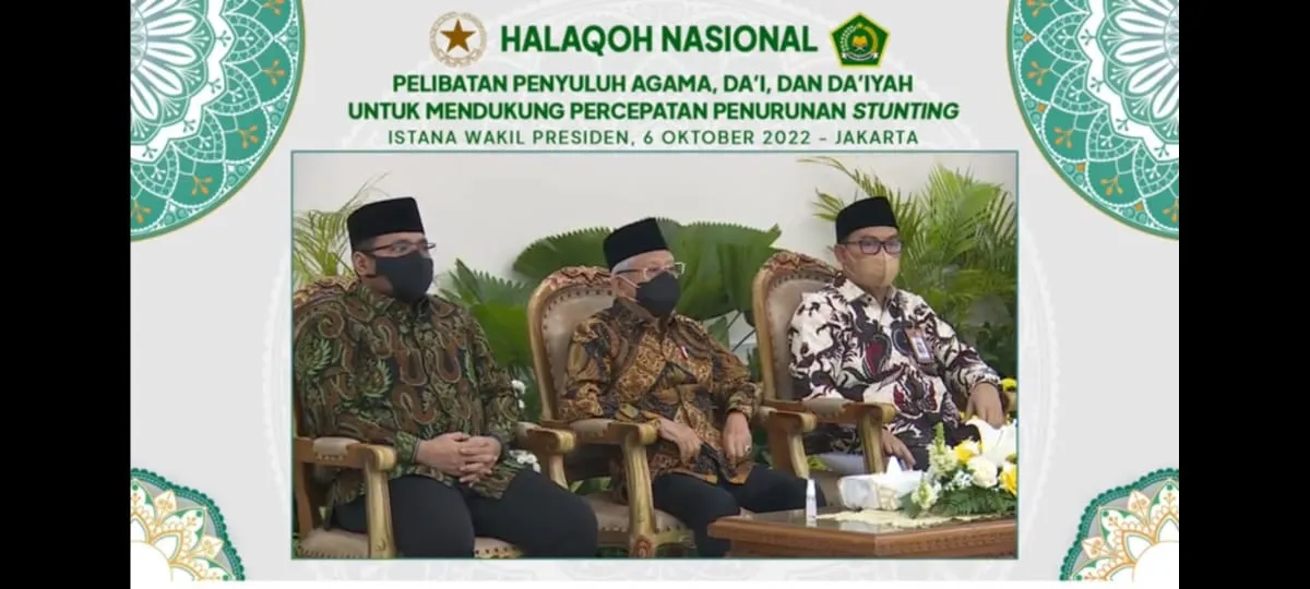 Wapres Ajak Tokoh Agama Terlibat dalam Upaya Percepatan Penurunan Stunting