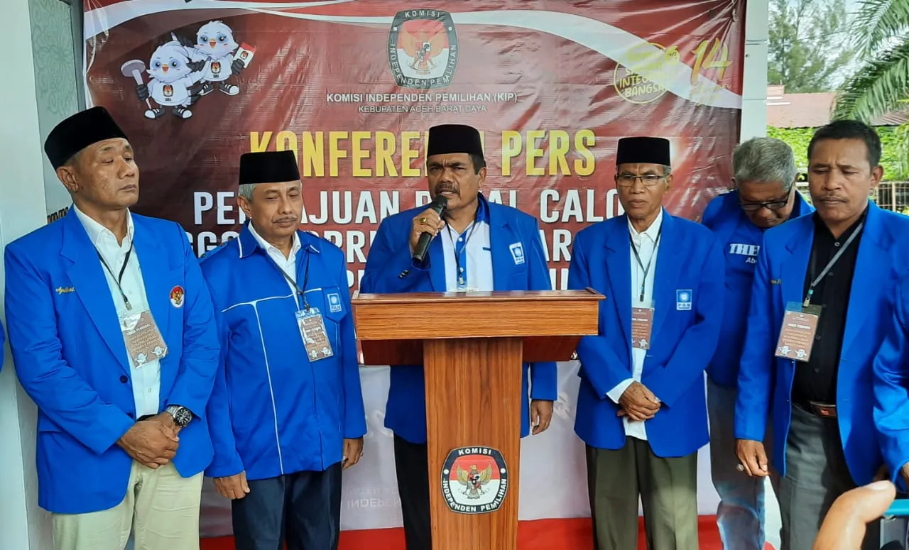 PAN Daftarkan Bacalegnya ke KIP Abdya, Optimis Pasang Target 5 Kursi di Pemilu 2024