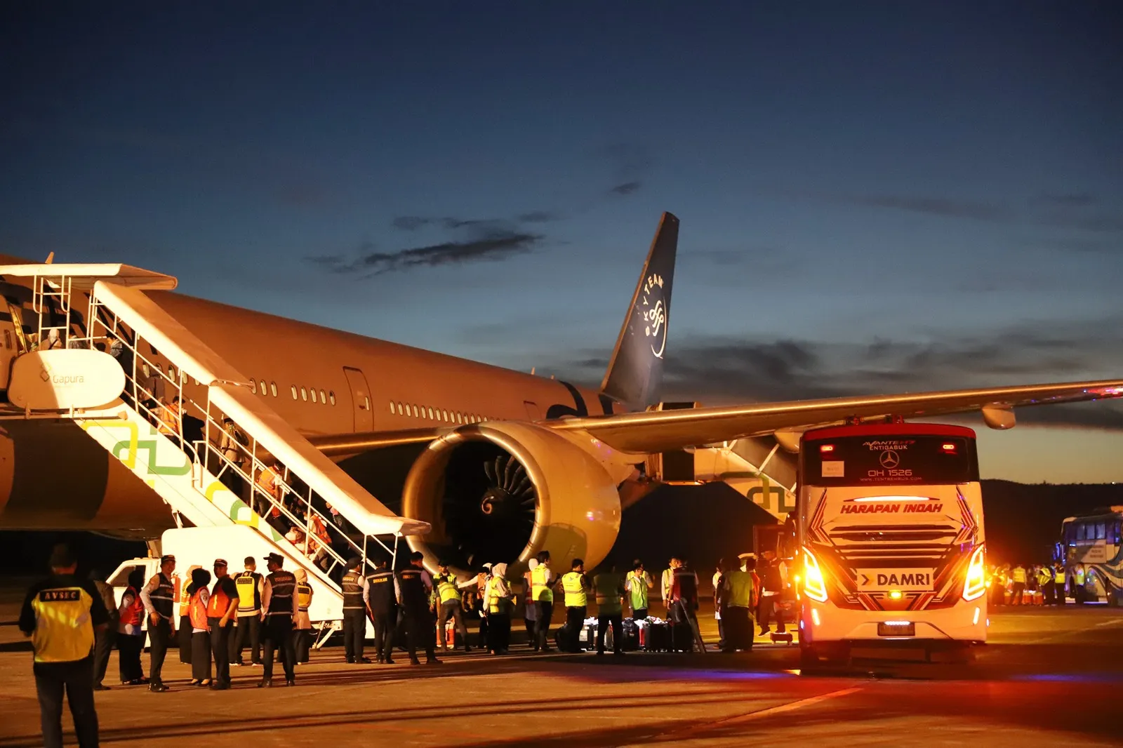 393 Jemaah Haji Aceh Kloter Dua Menuju Madinah