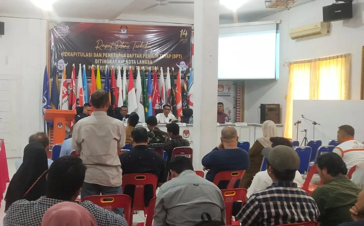 Pemilu 2024, DPT Kota Langsa Berjumlah 131.089
