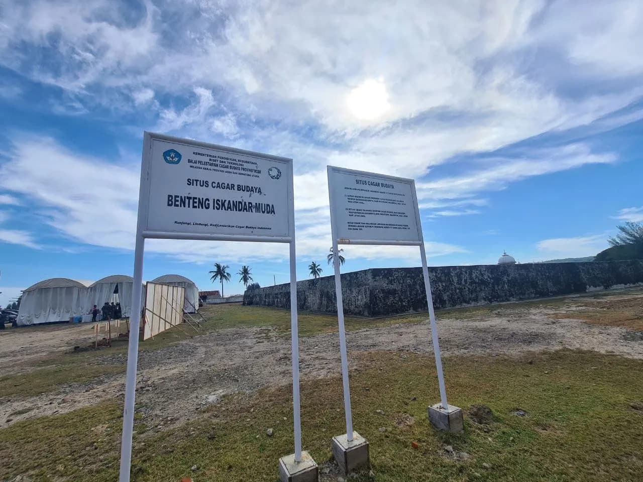 Mengenal Benteng Iskandar Muda di Aceh Besar