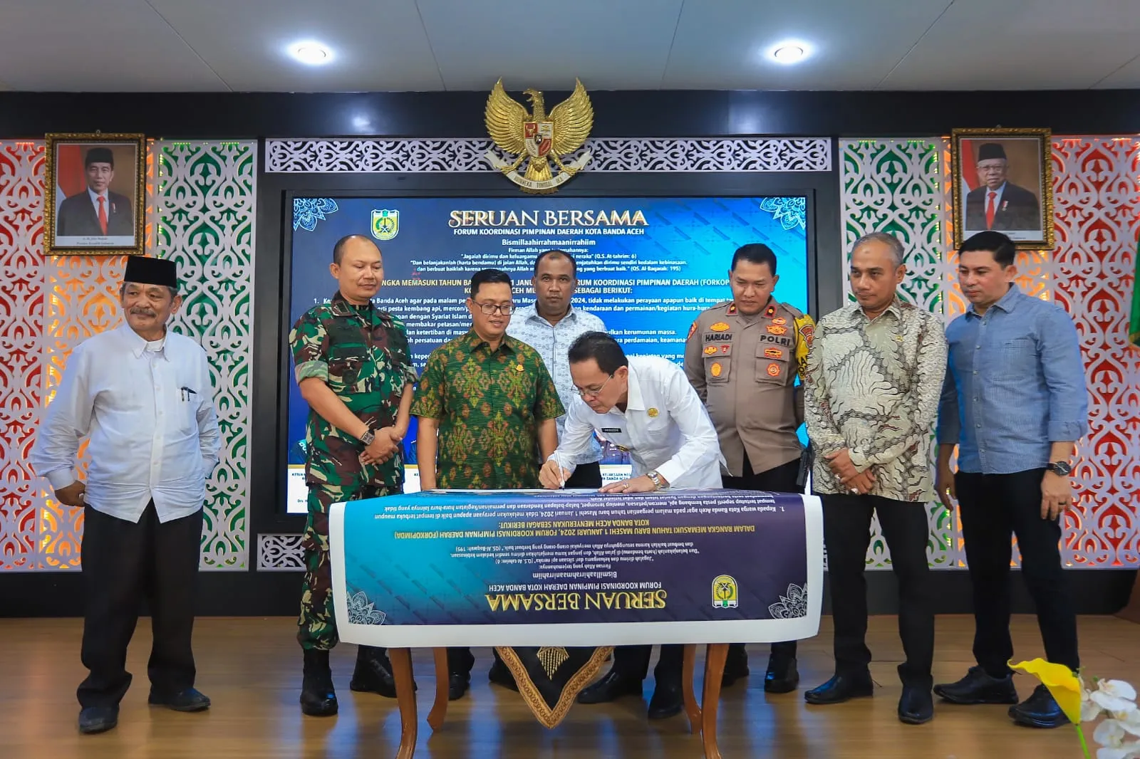 Forkopimda Banda Aceh Imbau Masyarakat tak Rayakan Malam Tahun Baru