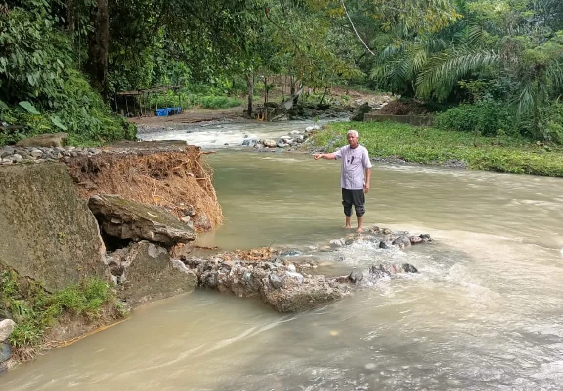 Kerusakan Irigasi Panton Teungku Semakin Memprihatinkan
