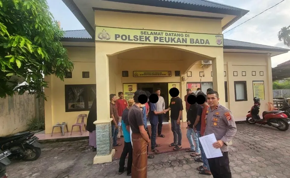 Gegara Perang Sarung, Polsek Peukan Bada Turun Tangan Damaikan Remaja