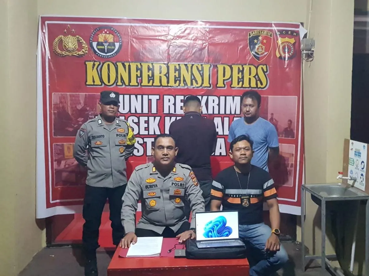 Polisi Tangkap Pria Asal Gayo Lues yang Curi Laptop di Beurawe